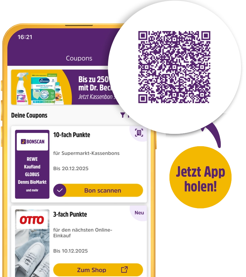 Digitale Coupons und QR-Code: Jetzt App für exklusive Angebote holen!