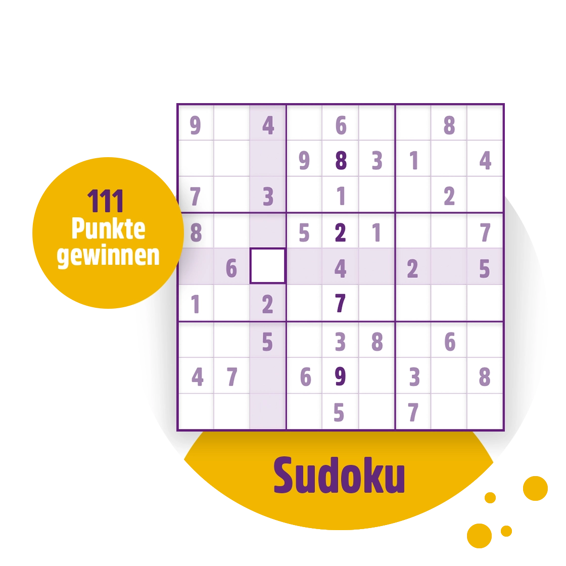 Sudoku-Spiel: Fordern Sie Ihr Gehirn heraus und gewinnen Sie 111 Punkte!