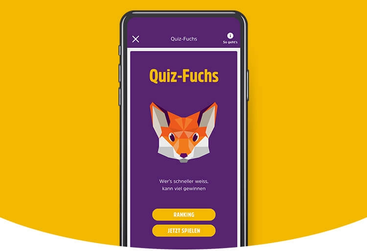 Punkte sammeln und sparen beim Quizfuchs | DeutschlandCard