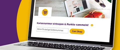 Einfach die Kartennummer eingeben für dein Shopping-Erlebnis | DeutschlandCard