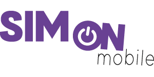 Innovatives SIMON-Logo in kräftigem Lila für moderne Energie-Lösungen.