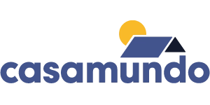 Casamundo-Logo: Ihr Partner für traumhafte Ferienunterkünfte weltweit.