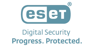 ESET Logo: Führende digitale Sicherheitslösungen für umfassenden Schutz.