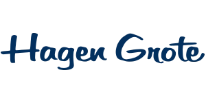 Hochwertiges Hagen Grote Logo für exklusive Küchen- und Gourmetprodukte.