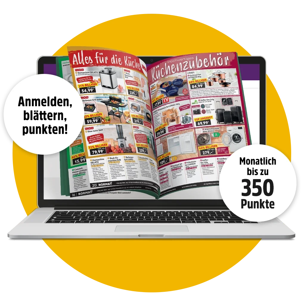 Küchenzubehör-Katalog online entdecken und Punkte sammeln.