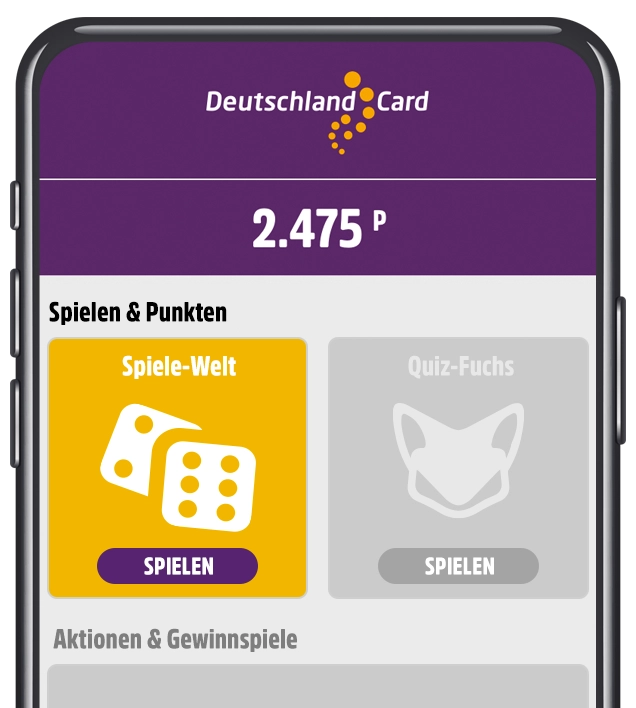 DeutschlandCard App: Entdecken Sie die Spiele-Welt und sammeln Sie Punkte!