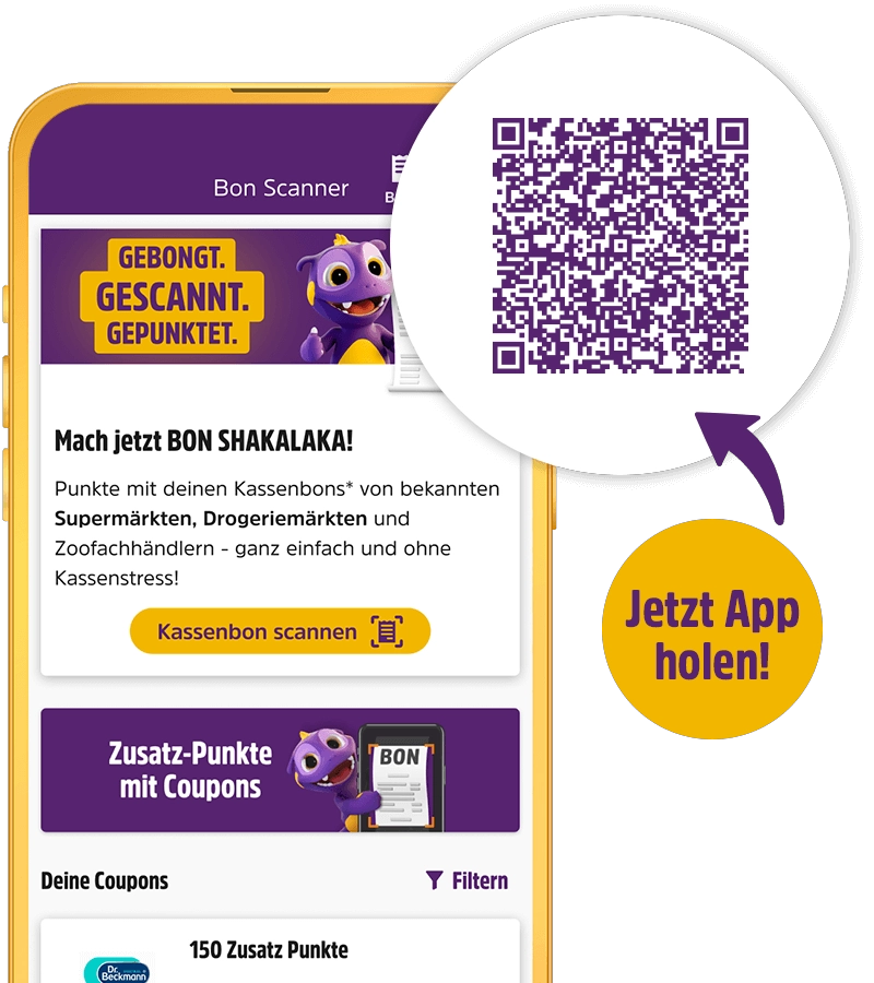 Bon Scanner App: Punkte sammeln, sparen und exklusive Angebote entdecken. Jetzt App herunterladen!