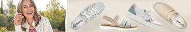 Modische Damenschuhe und lächelnde Frau, stilvoll und komfortabel für jeden Anlass.