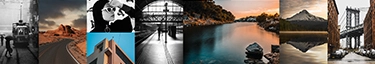 Vielfältige Landschaften und Architektur in beeindruckender Fotocollage entdecken.