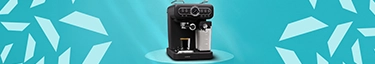 Premium-Kaffeemaschine auf modernem Hintergrund für perfekten Kaffeegenuss.