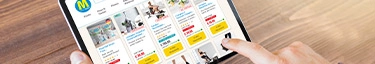 Online-Shopping auf Tablet: Entdecken Sie Top-Angebote und exklusive Deals.