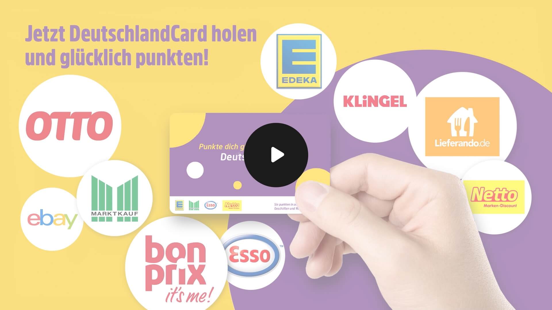 Punkte sammeln & profitieren Jetzt anmelden DeutschlandCard